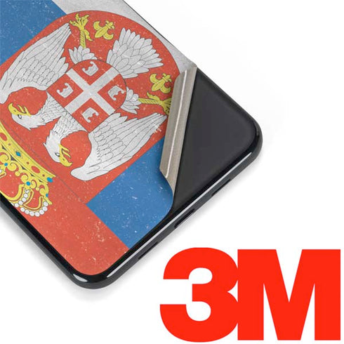 Serbia Flag Distressed Google Pixel 3a XL Skin